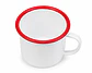 Tazones Enlozado Sublimable Borde Rojo 12oz - Miniatura 5