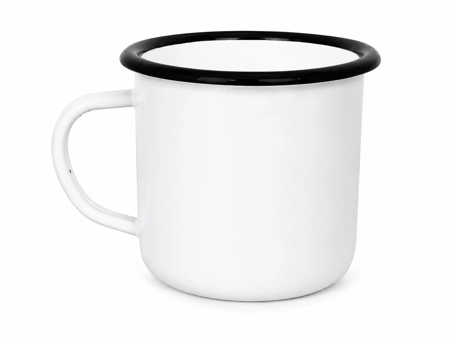 Tazones Enlozado Sublimable Borde Negro 12oz 3