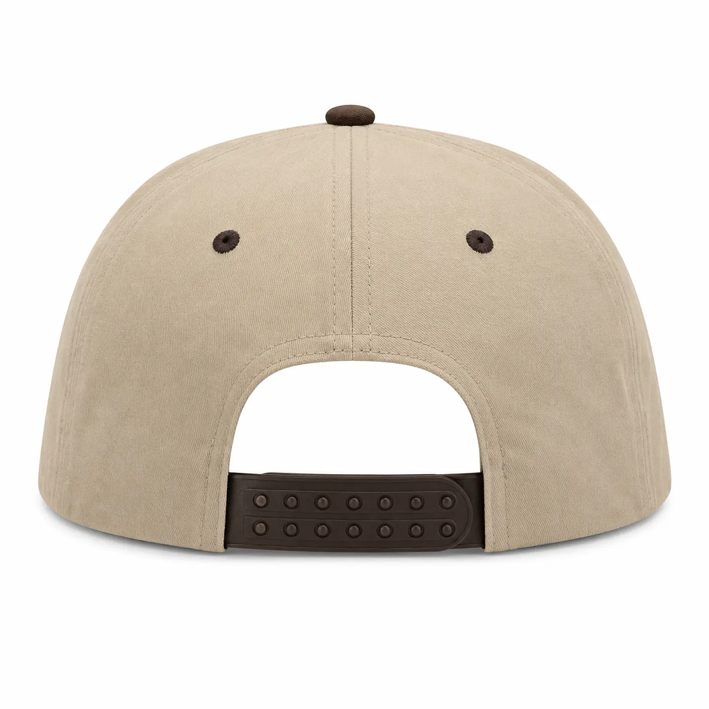 Gorro para Personalización Bicolor Ajustable 5 Paneles Negra 2