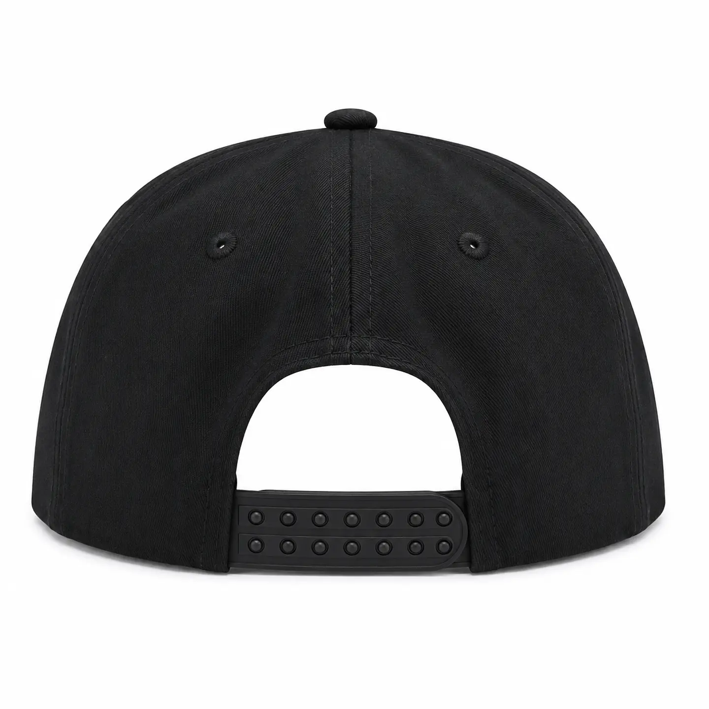 Gorro para Personalización Bicolor Ajustable 5 Paneles Negra 2