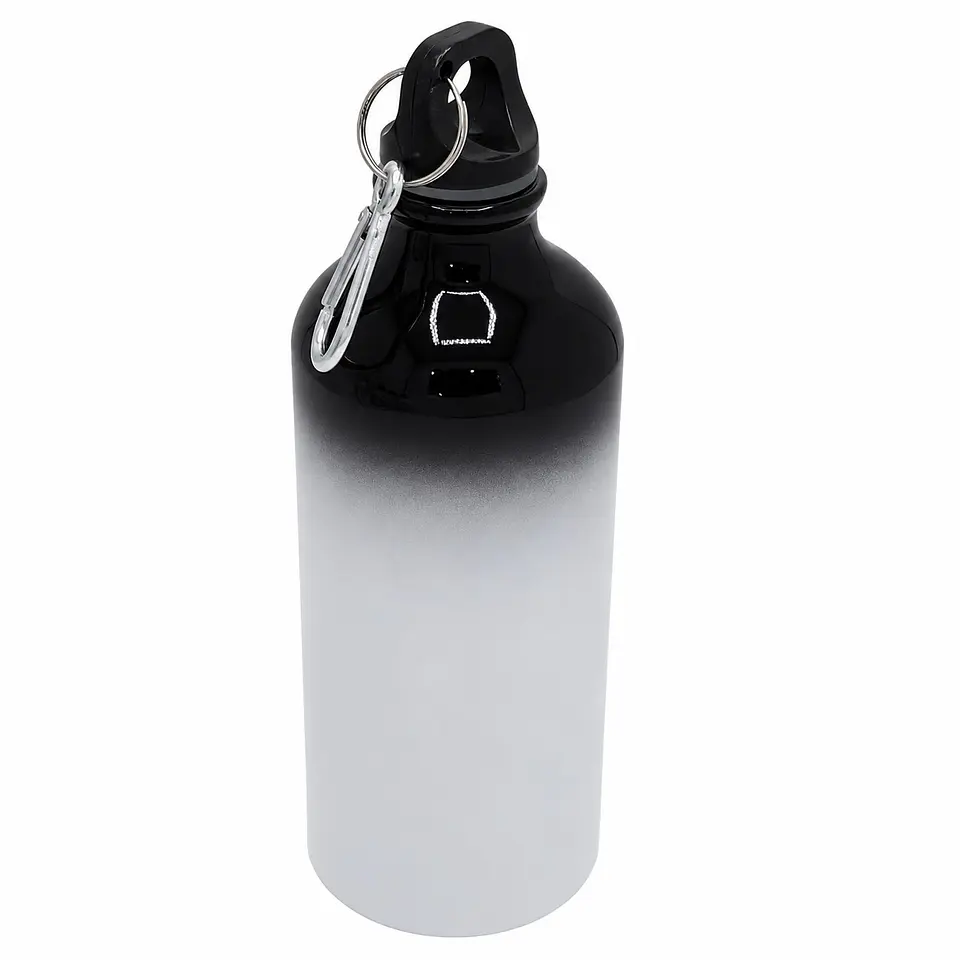 Pack de 10 Botellas Degradada Tapa Mosqueton de 600Ml Negra 2