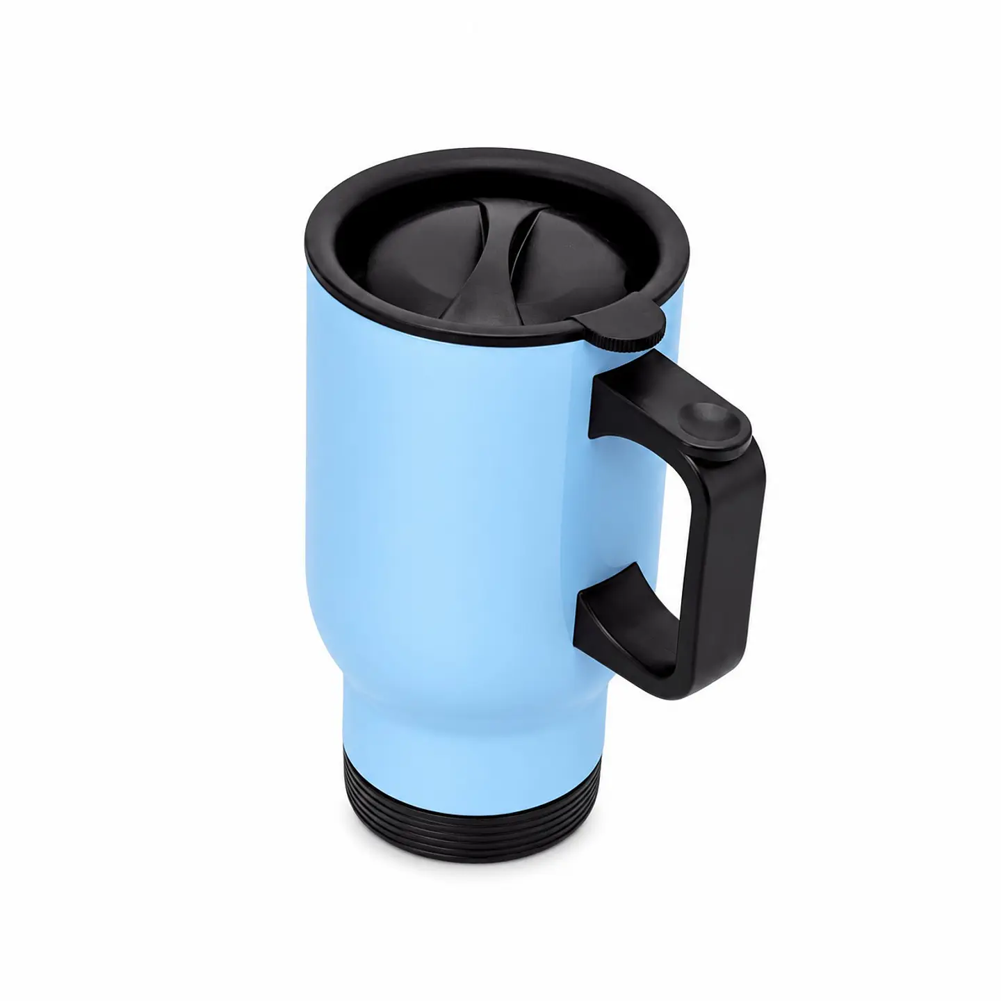 Mug Tumbler Metálico Para Sublimación 14Oz con Tapa Azul 2
