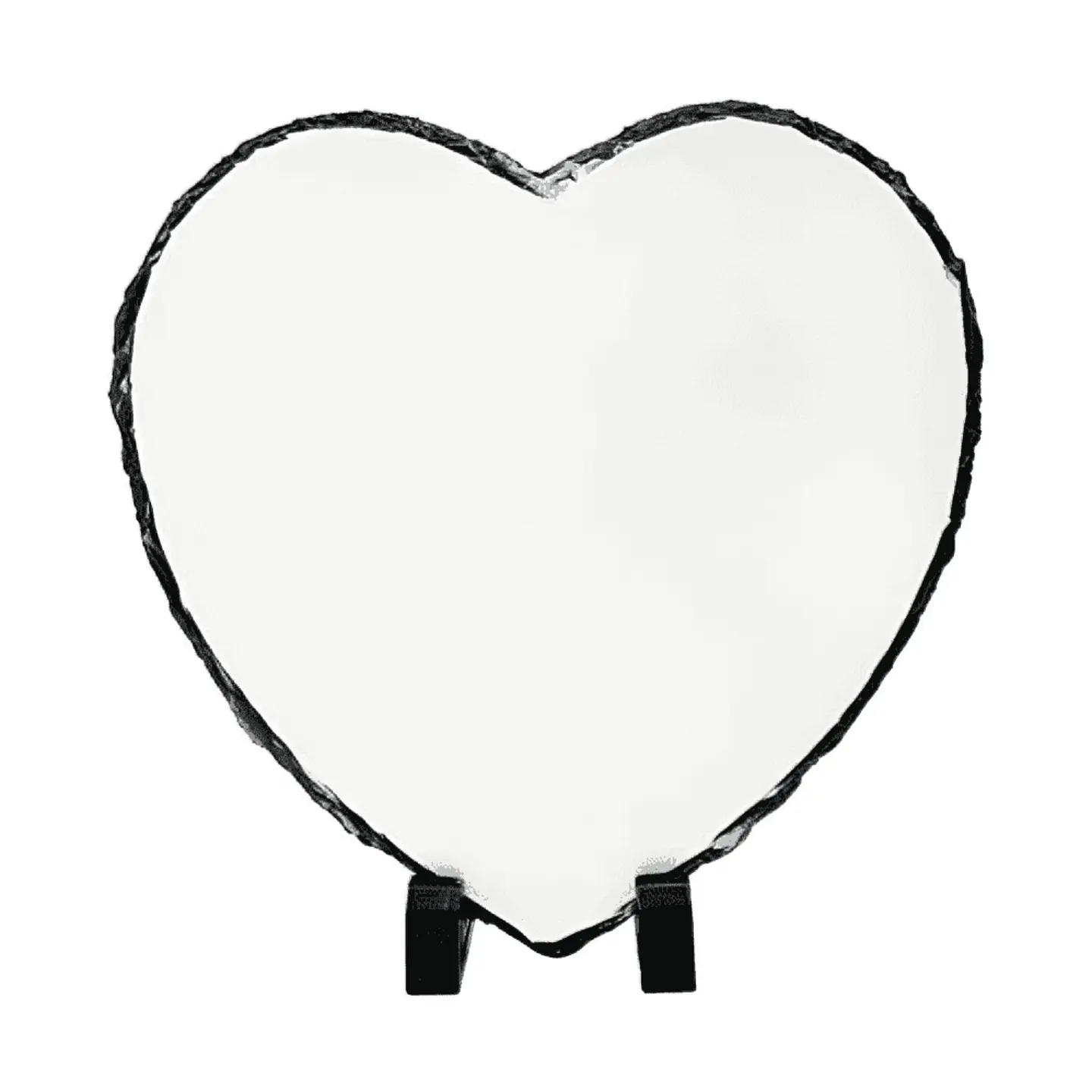 Roca Corazon Sublimable 20x20cm con Cajita y Soportes 3