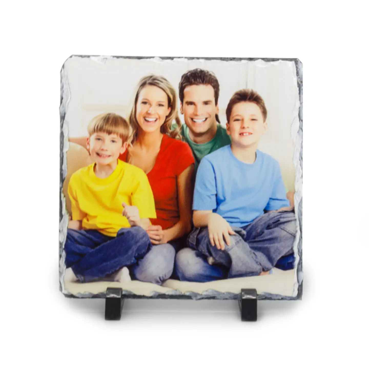 Roca Cuadrada Glossy Sublimable 20x20cm con Cajita 3