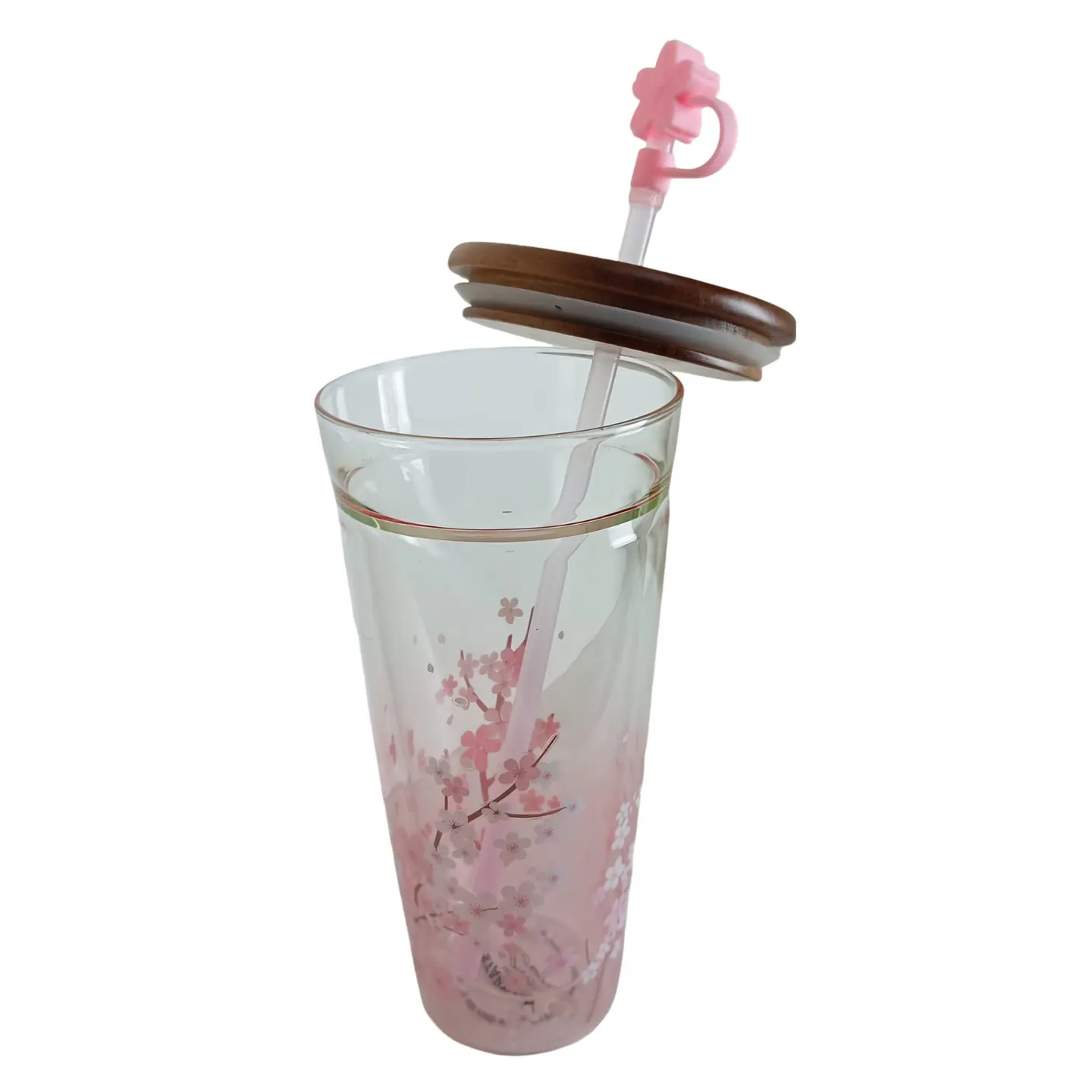 Vasos de Cristal con Tapa Ajustada Osito en la Bombilla 4