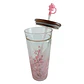 Vasos de Cristal con Tapa Ajustada Osito en la Bombilla - Miniatura 4
