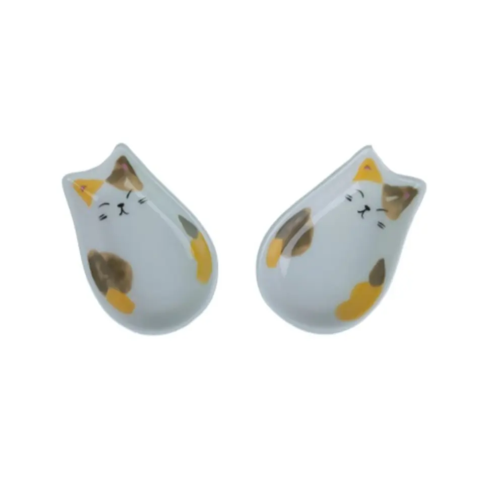 Pack de 2 Platos Para Salsa de Soya Tipo Gato 3