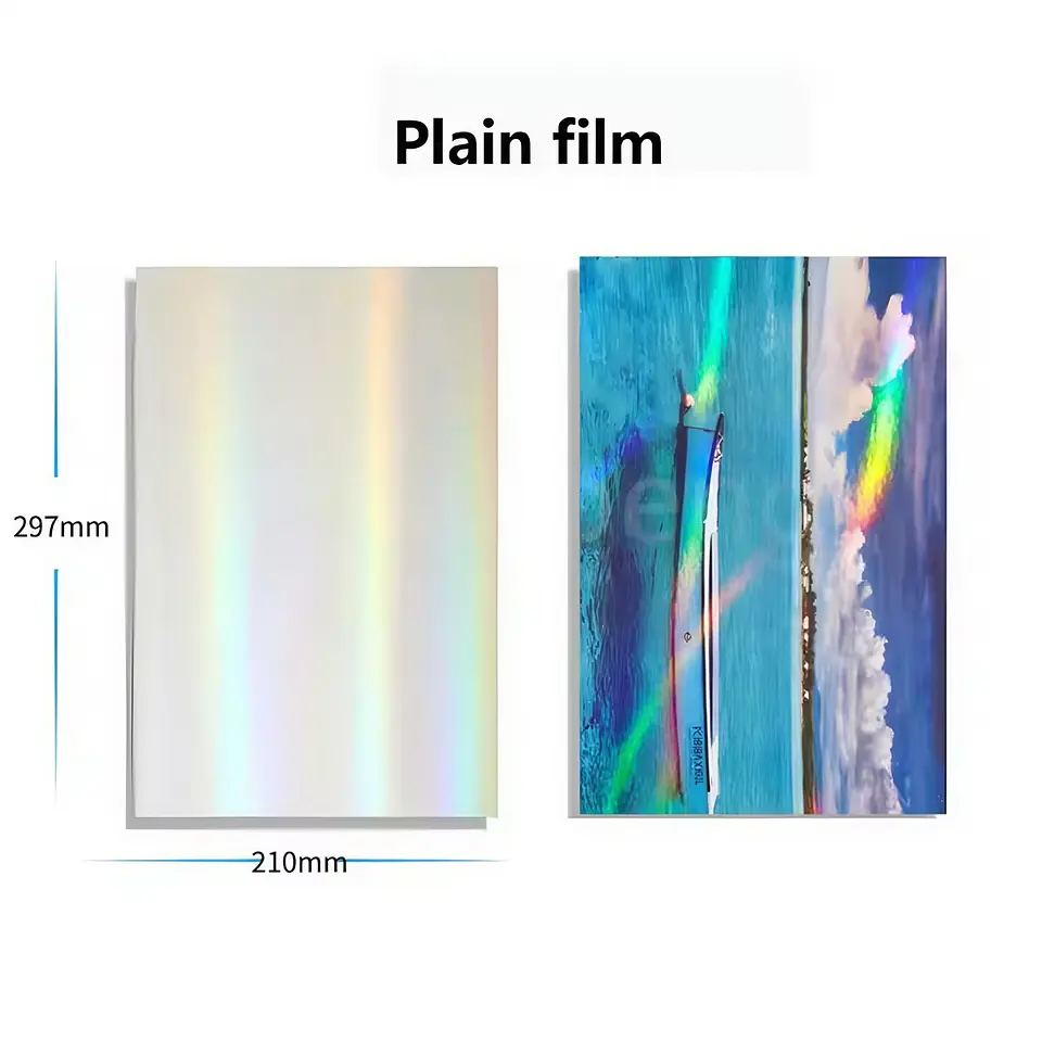 Papel Laminado Frio A4 de 20 Hojas Holografico 2