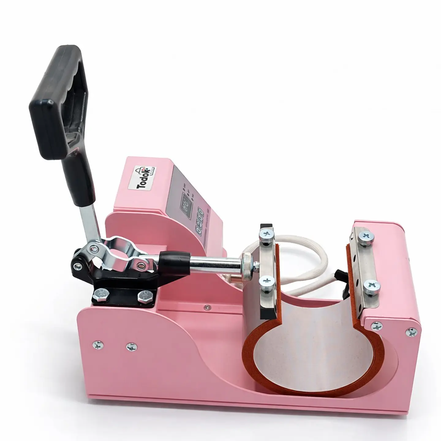 Maquina Estampadora Sublimadora Tazas 11oz Rosa 4