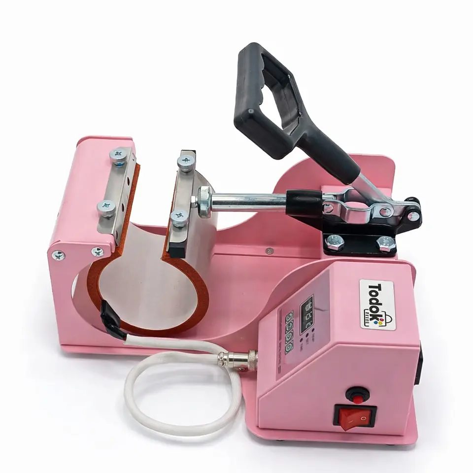 Maquina Estampadora Sublimadora Tazas 11oz Rosa 5