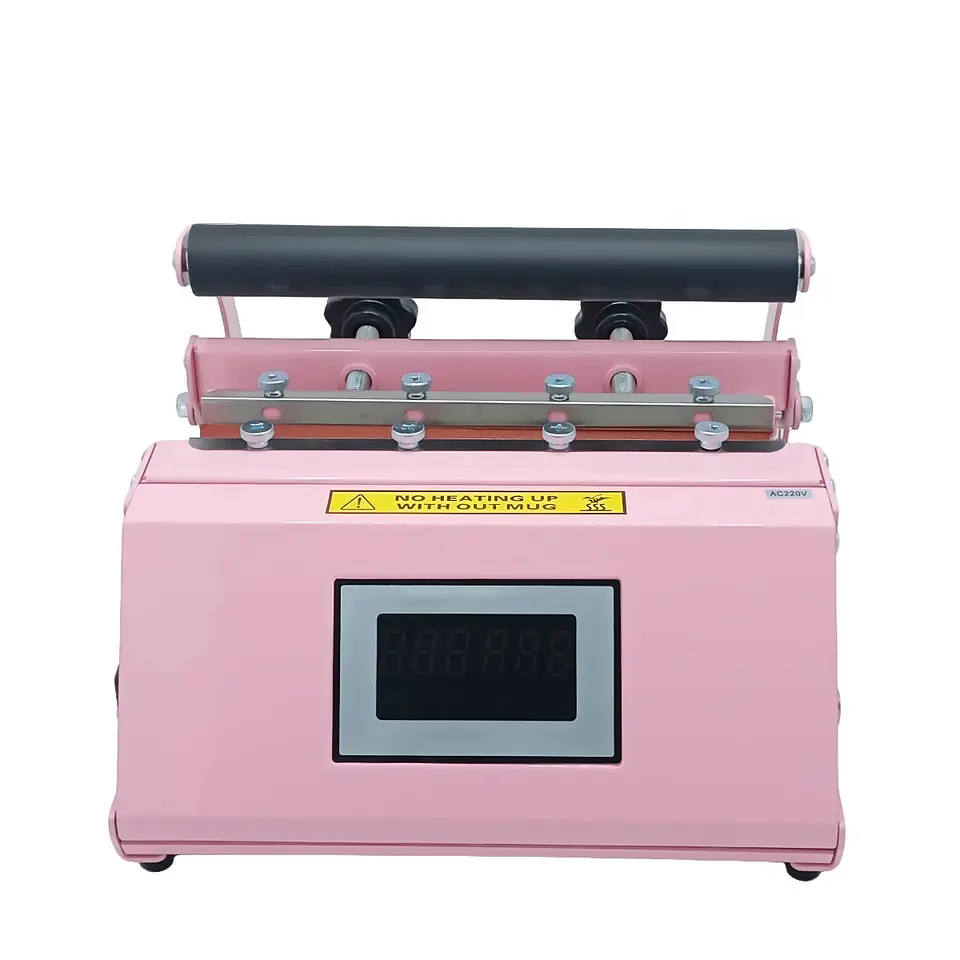 Maquina Estampadora De Tazas 30oz 550w Rosada 2