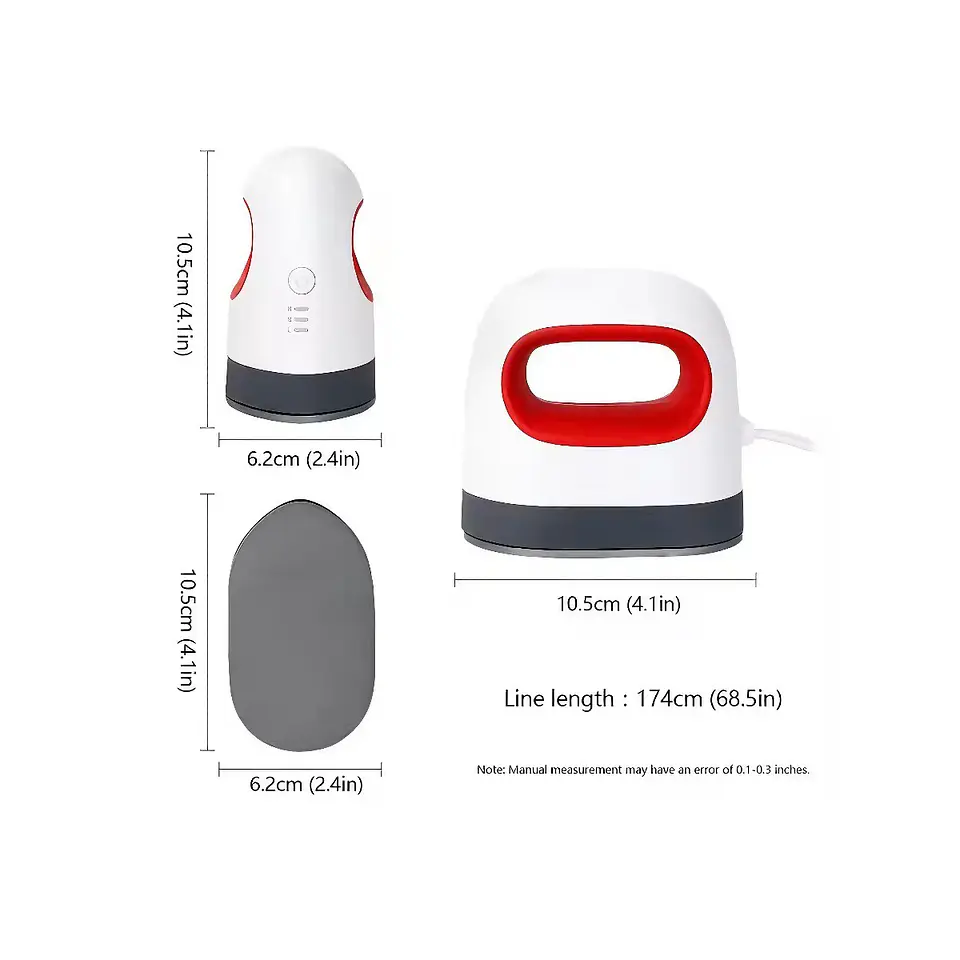 Plancha Estampadora Mini Portátil Transfer Sublimación Roja 4