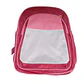 Mochila Escolar Sublimable 30x40 Rojo/Rosa - Miniatura 2