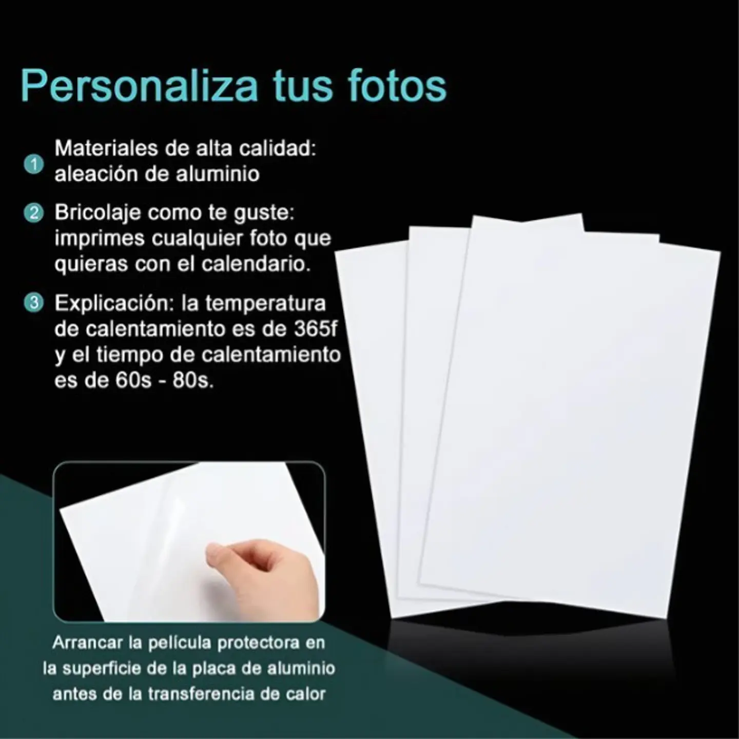 Pack de 25 Placas De Aluminio(30x60 Cm) Para Sublimar 3