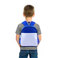 Mochila Escolar Sublimable 30x25 Azul - Miniatura 4