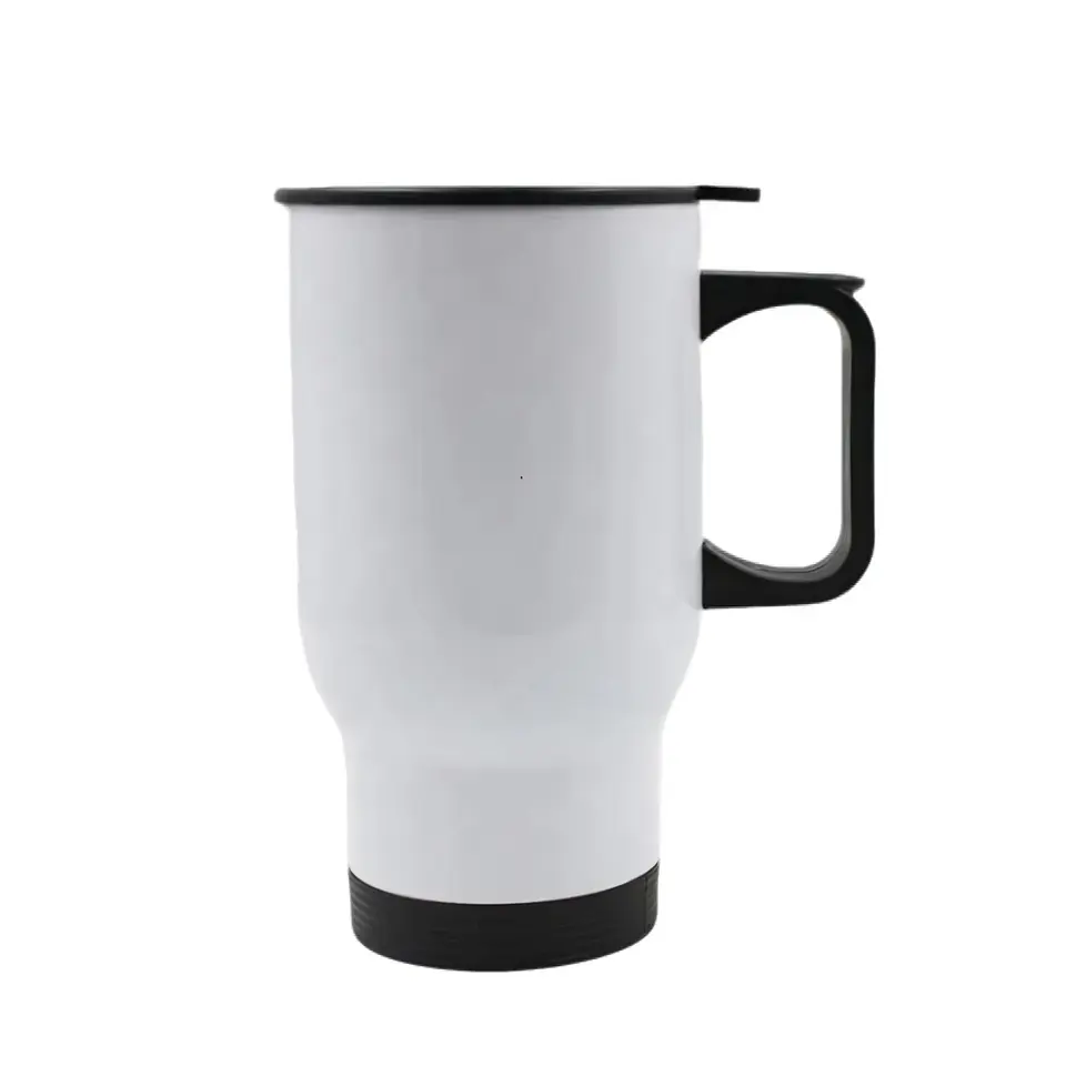 Mug Tumbler Metálico Para Sublimación 14Oz con Tapa 450ML 3