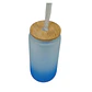Vasos Glass Sublimación 16oz 500ml Tapa Bambú Y Caja - Miniatura 2