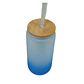 Vasos Glass Sublimación 16oz 500ml Tapa Bambú Y Caja - Miniatura 3