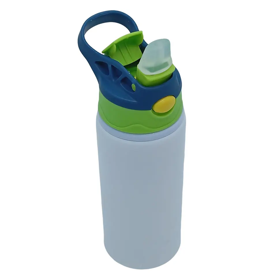 Botella de Niño de 600ml Sublimación Tapa con Colores 10