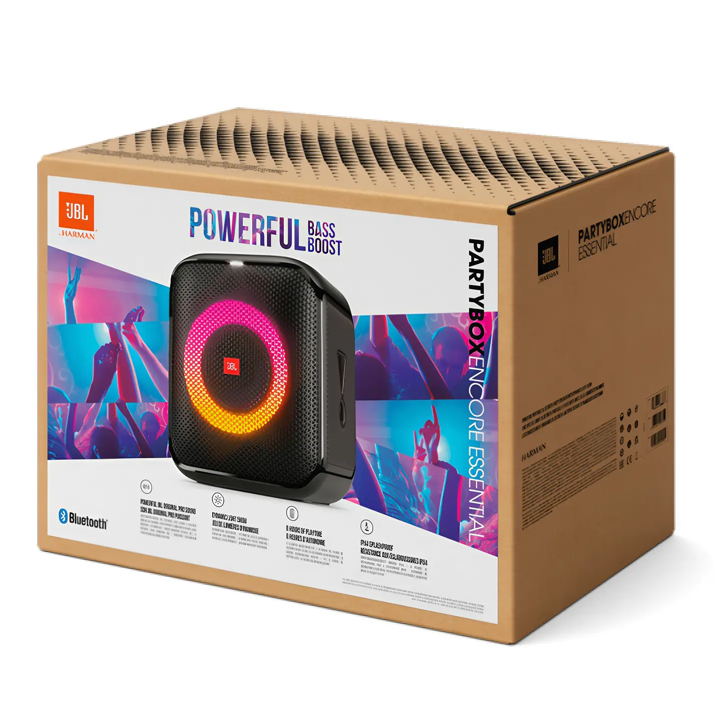 Parlante JBL PartyBox Encore Essentia Portátil con Bluetooth Negro 5