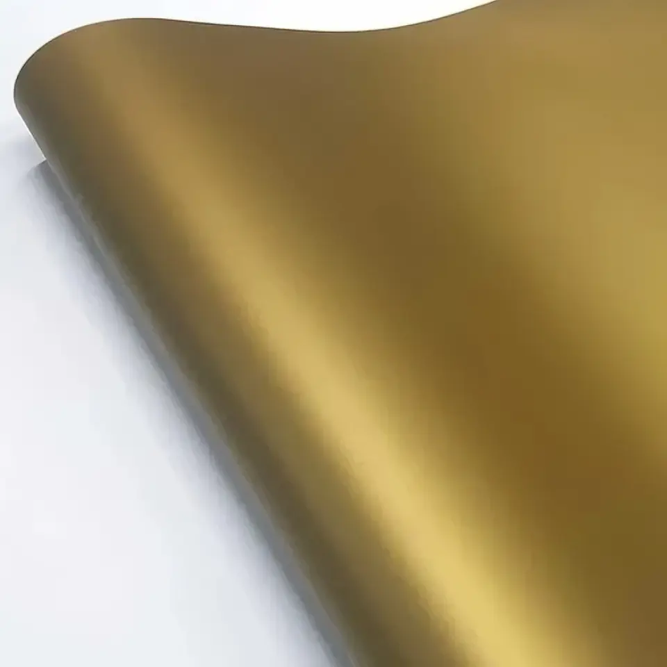 Vinilo Adhesivo Imprimible Dorado Metálico A4 20 Hojas Todok 4