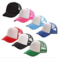 Pack de 10 Gorros Jokey para Sublimación Verde/Blanco - Miniatura 3