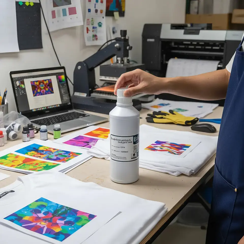 Tinta De Sublimación Inkjet Ink 1 Litro Premium BK 4