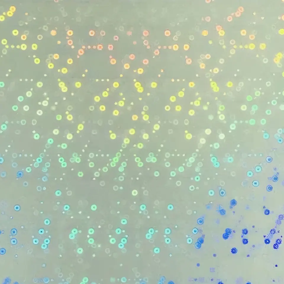 Papel Laminado Frio A4 de 20 Hojas Holográfico Círculos 2