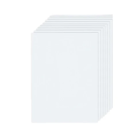 Pack de 10 Placas Glossy De Aluminio (20x30Cm) Para Sublimar