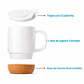 Taza de cerámica base de corcho 11oz Para Sublimacion Premiun  - Miniatura 2