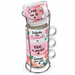 Pack de 4 Tazas Para Café Apilables 6cm + Soporte - Miniatura 3
