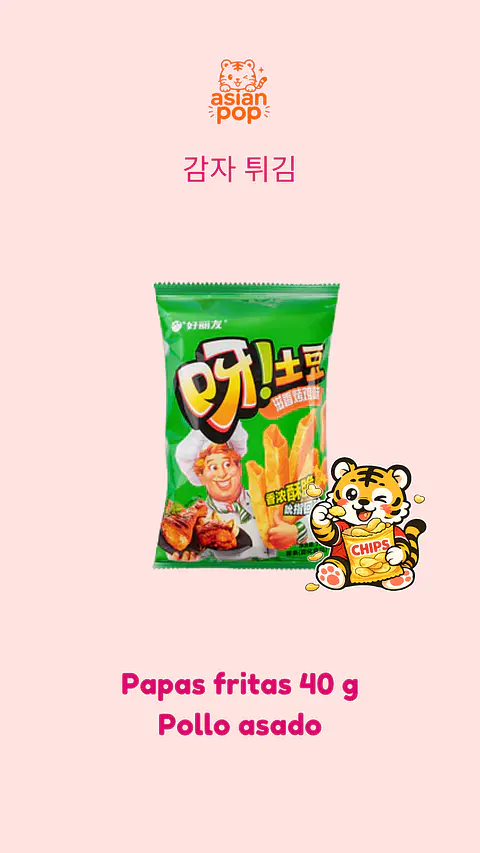 Snack sabor pollo asado