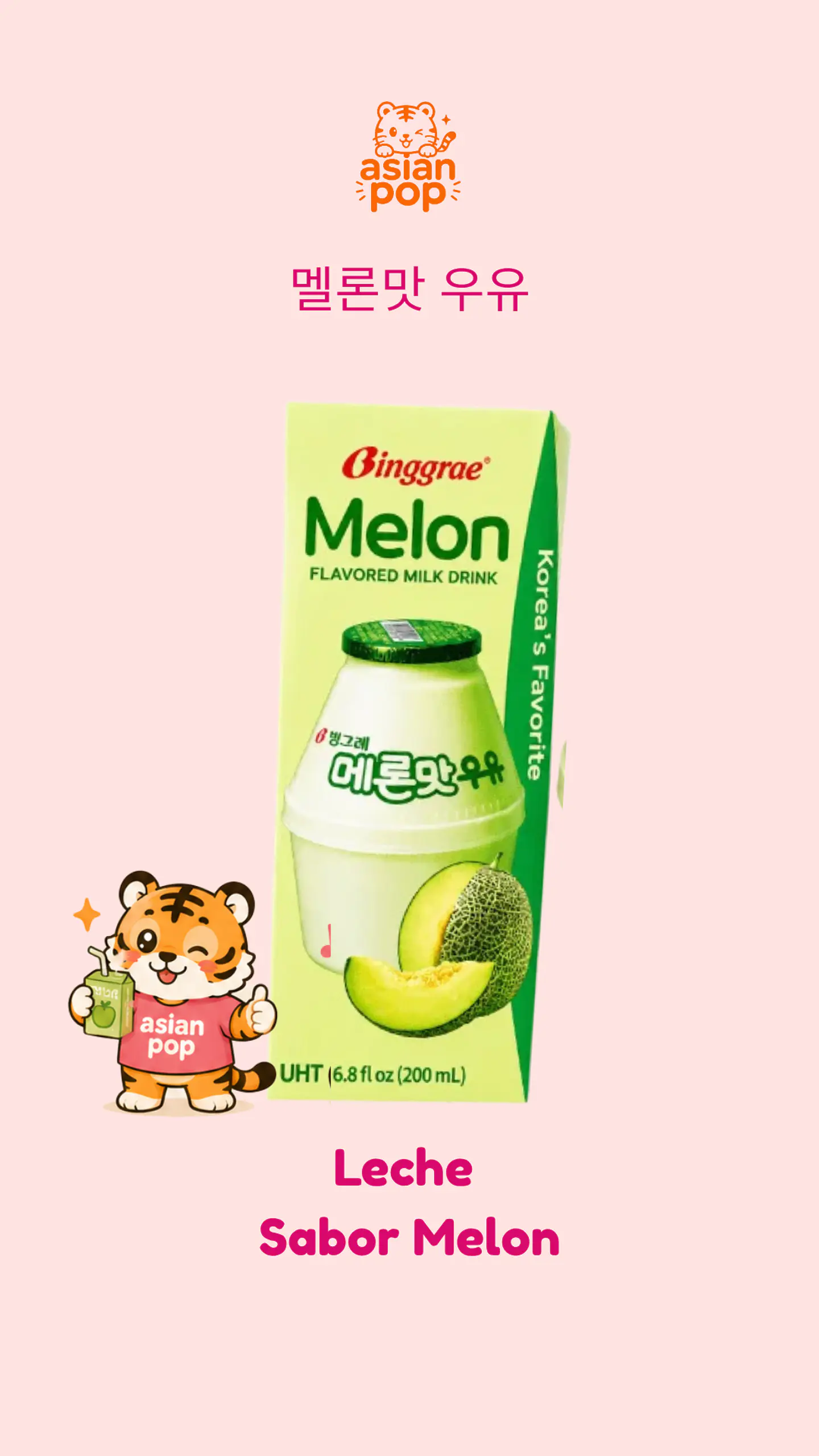 Leche sabor a Melon 1