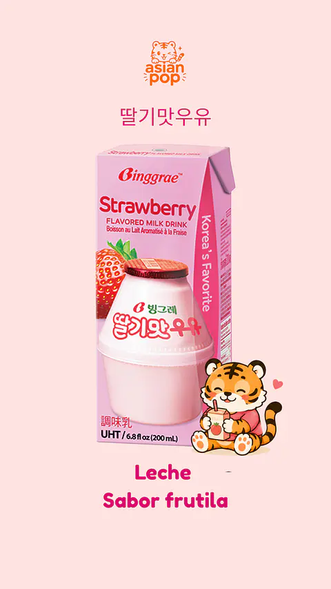 Leche sabor Frutilla