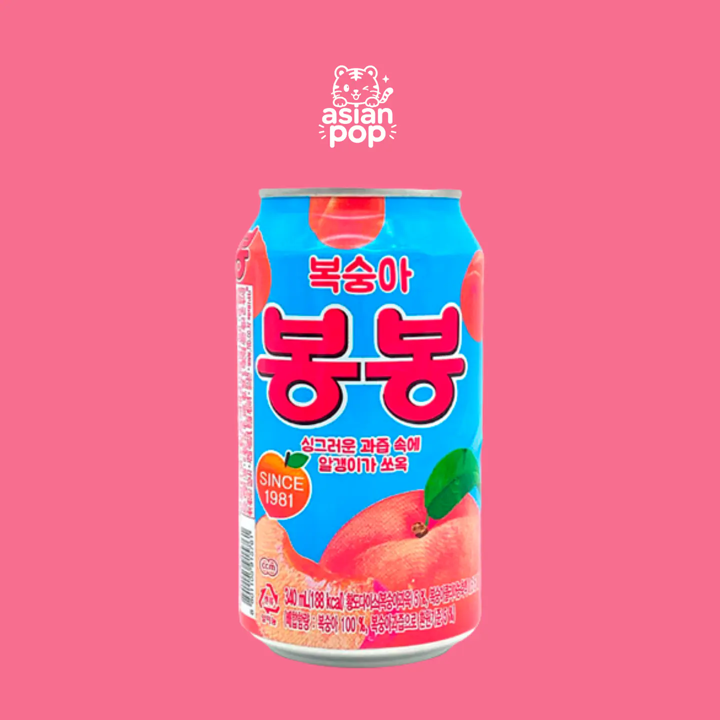 Bebida Bong Bong sabor durazno 1