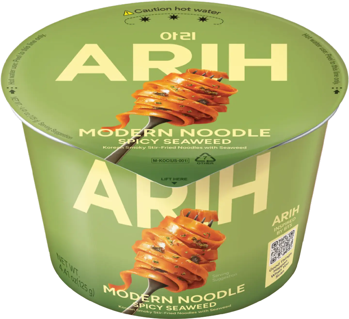 Ramen arih Spicy Seaweed POTE 1
