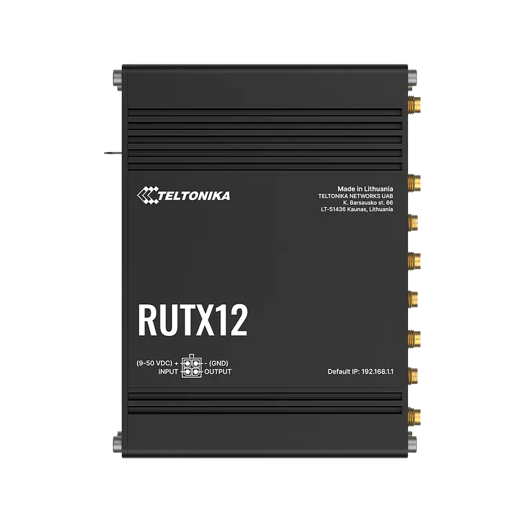 RUTX12 - ROUTER CELULAR INDUSTRIAL DUAL LTE CAT 6 2