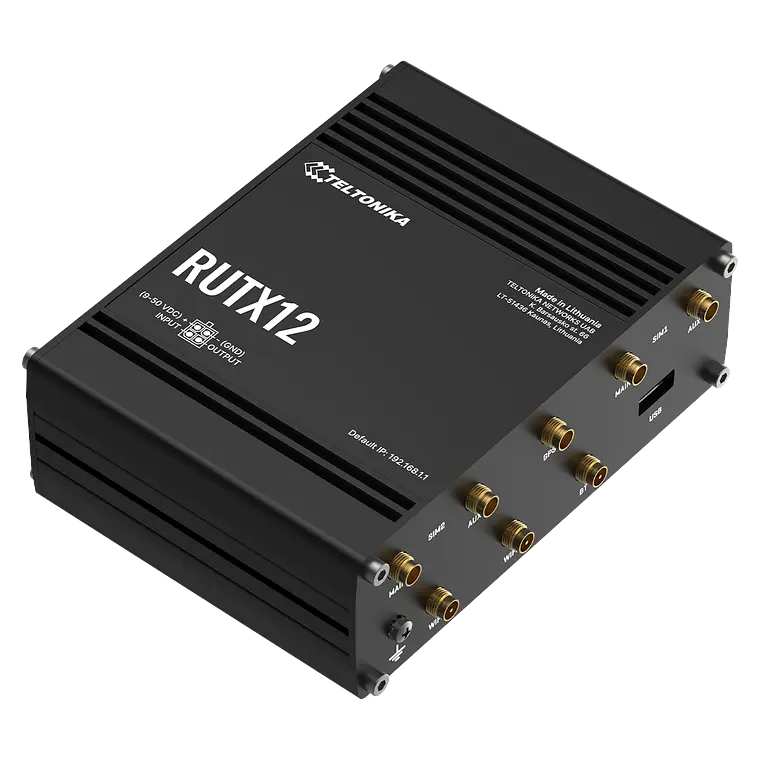RUTX12 - ROUTER CELULAR INDUSTRIAL DUAL LTE CAT 6 4