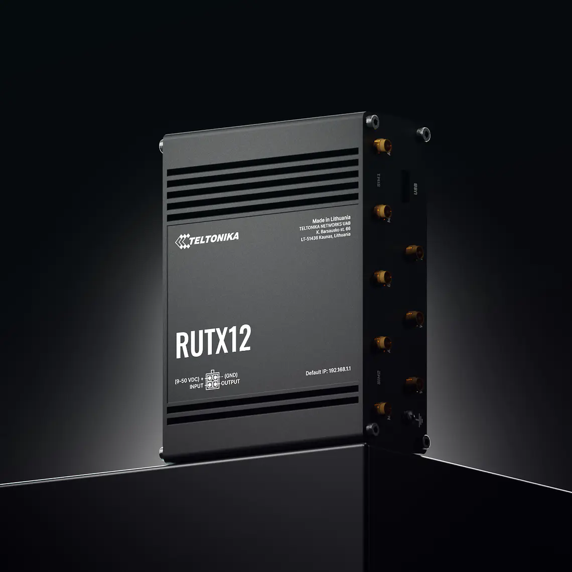 RUTX12 - ROUTER CELULAR INDUSTRIAL DUAL LTE CAT 6 1
