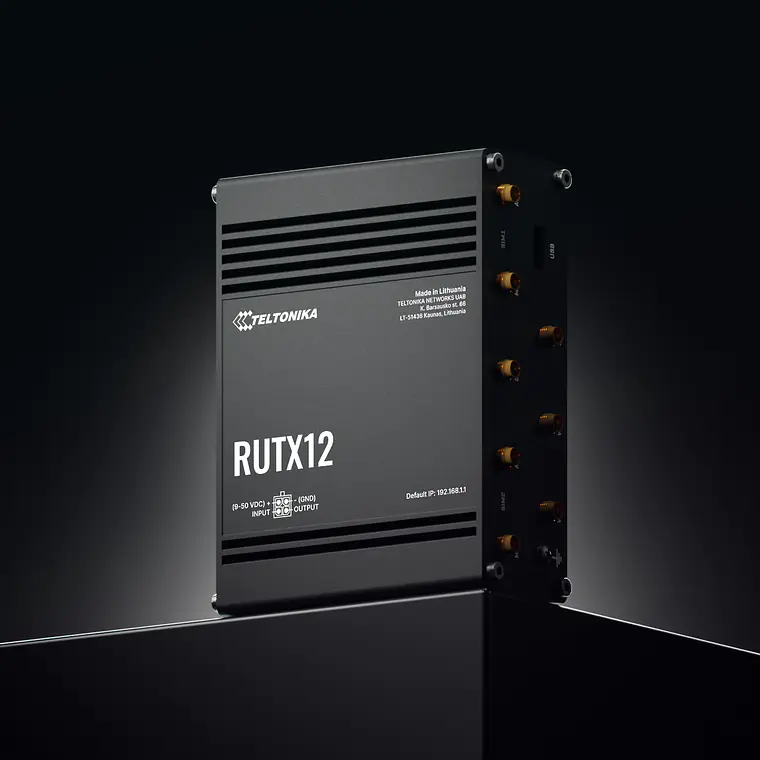 RUTX12 - ROUTER CELULAR INDUSTRIAL DUAL LTE CAT 6 1