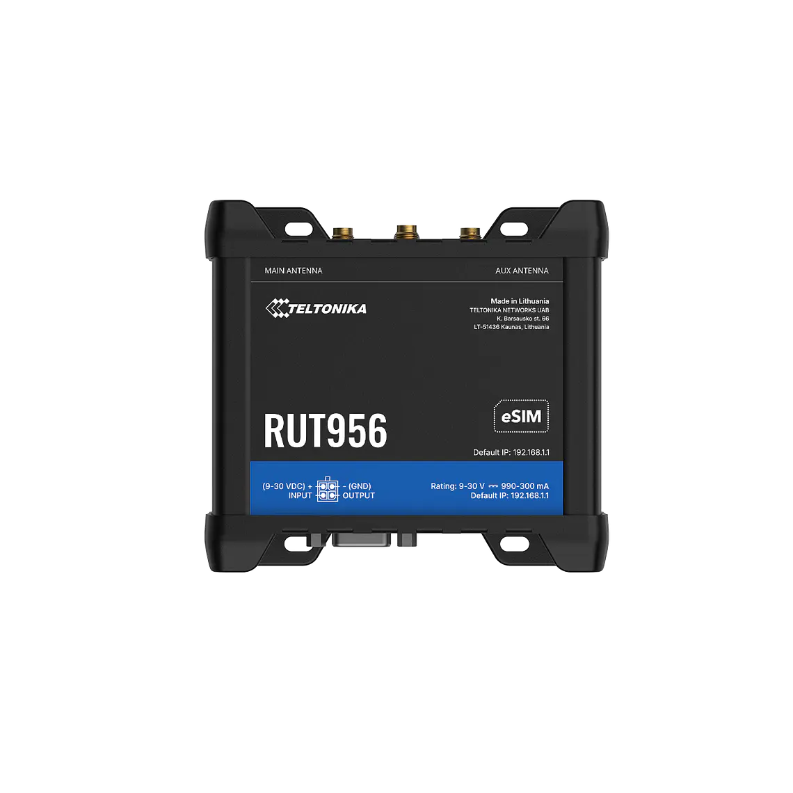 RUT956﻿ - ROUTER CELULAR INDUSTRIAL 3