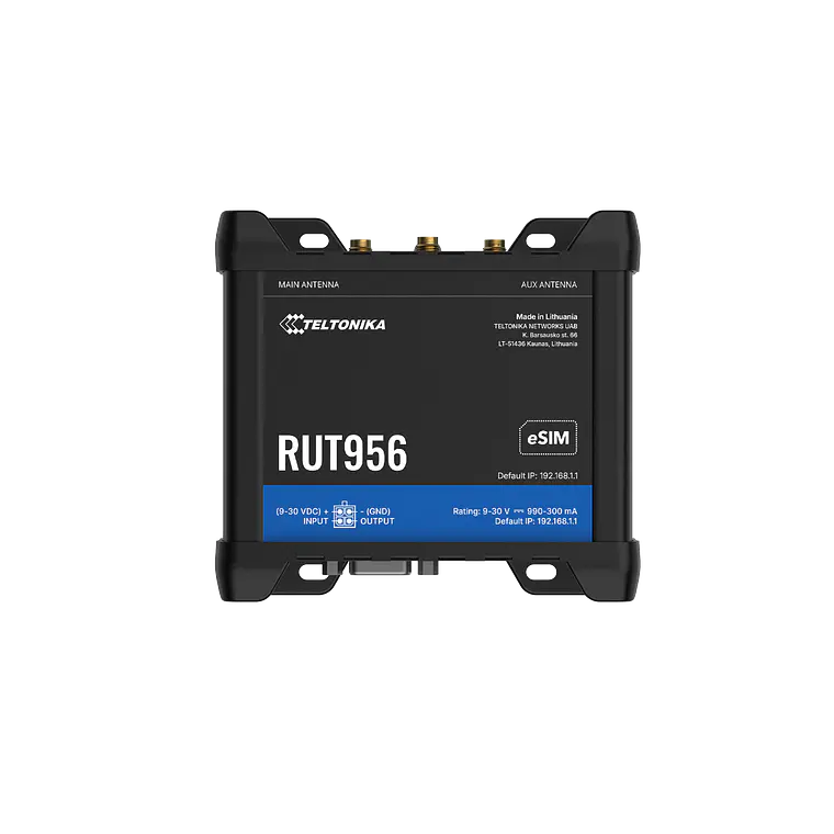 RUT956﻿ - ROUTER CELULAR INDUSTRIAL 3