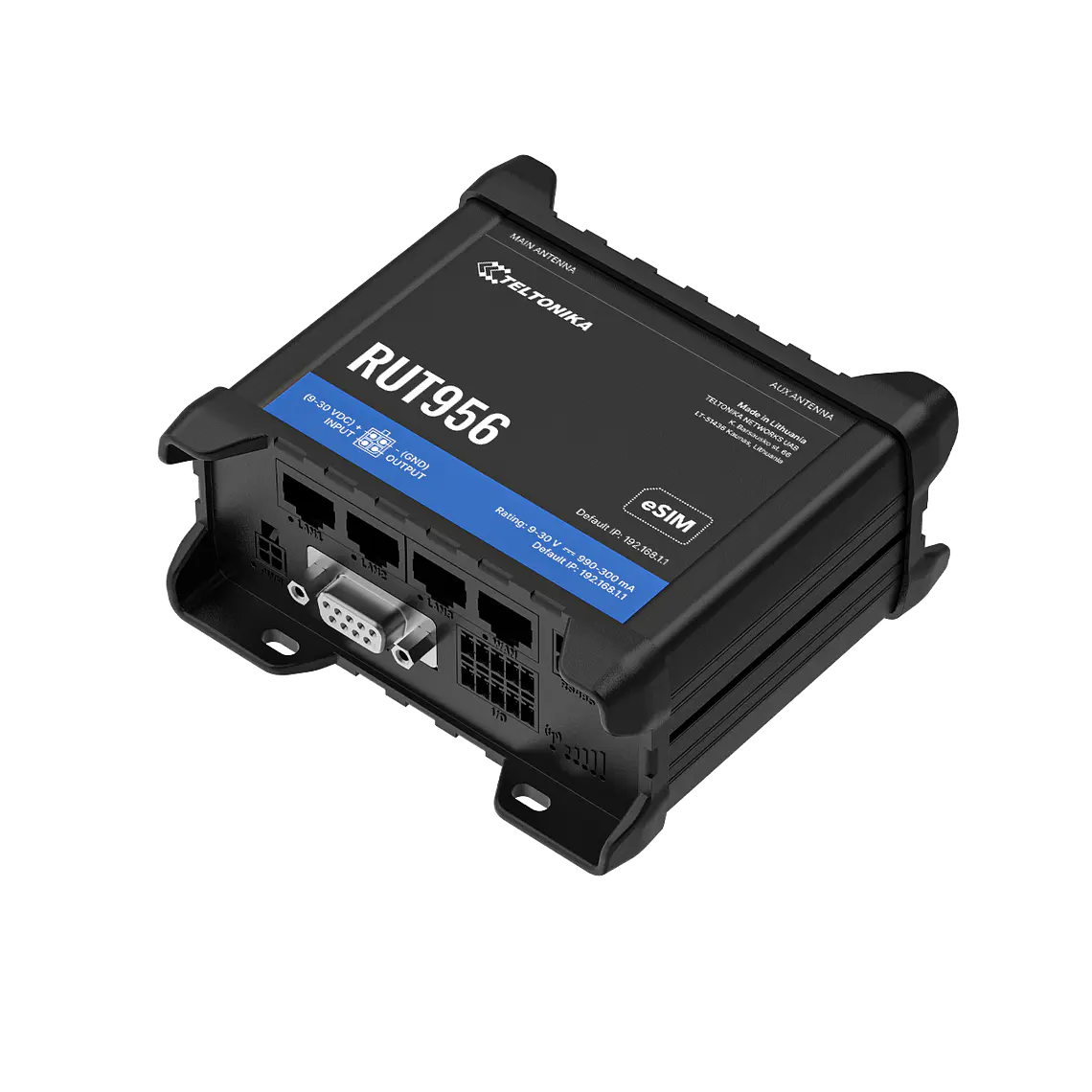 RUT956﻿ - ROUTER CELULAR INDUSTRIAL 5