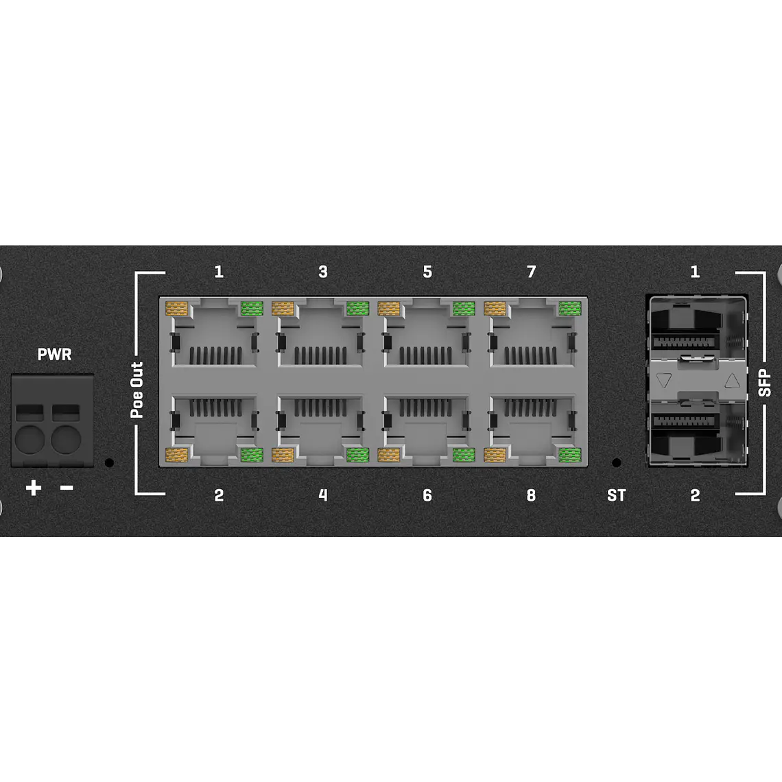 TSW202 - CONMUTADOR PoE+ GESTIONADO 3