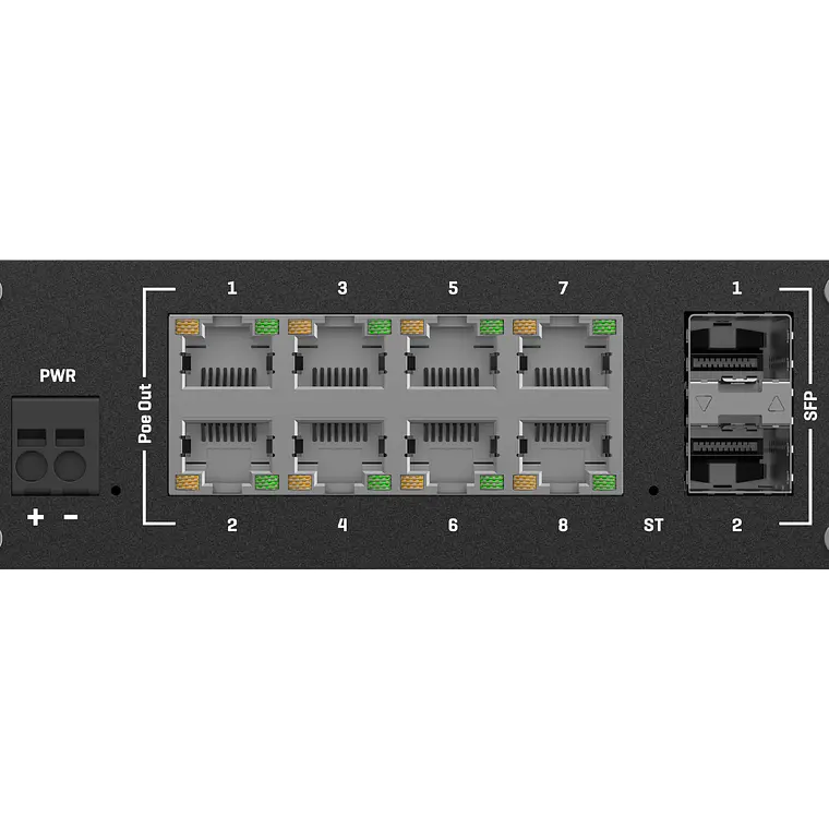TSW202 - CONMUTADOR PoE+ GESTIONADO 3