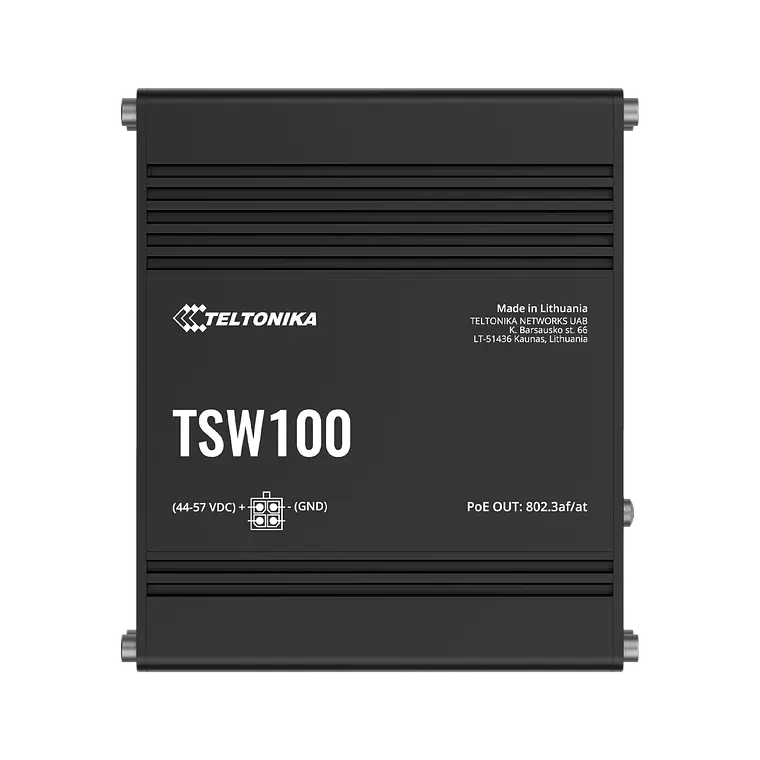 TSW100 - CONMUTADOR INDUSTRIAL POE+ 3