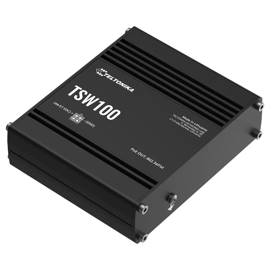 TSW100 - CONMUTADOR INDUSTRIAL POE+ 5