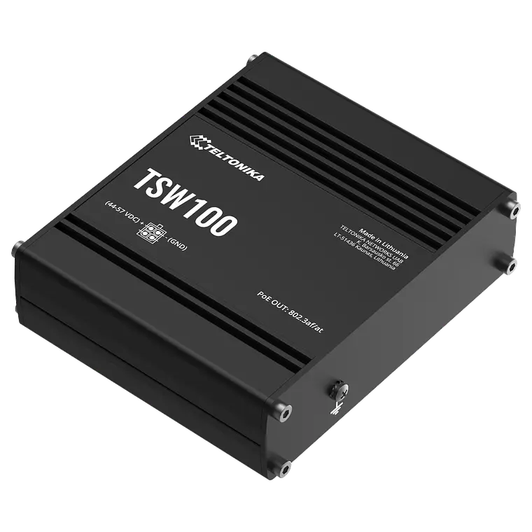 TSW100 - CONMUTADOR INDUSTRIAL POE+ 5