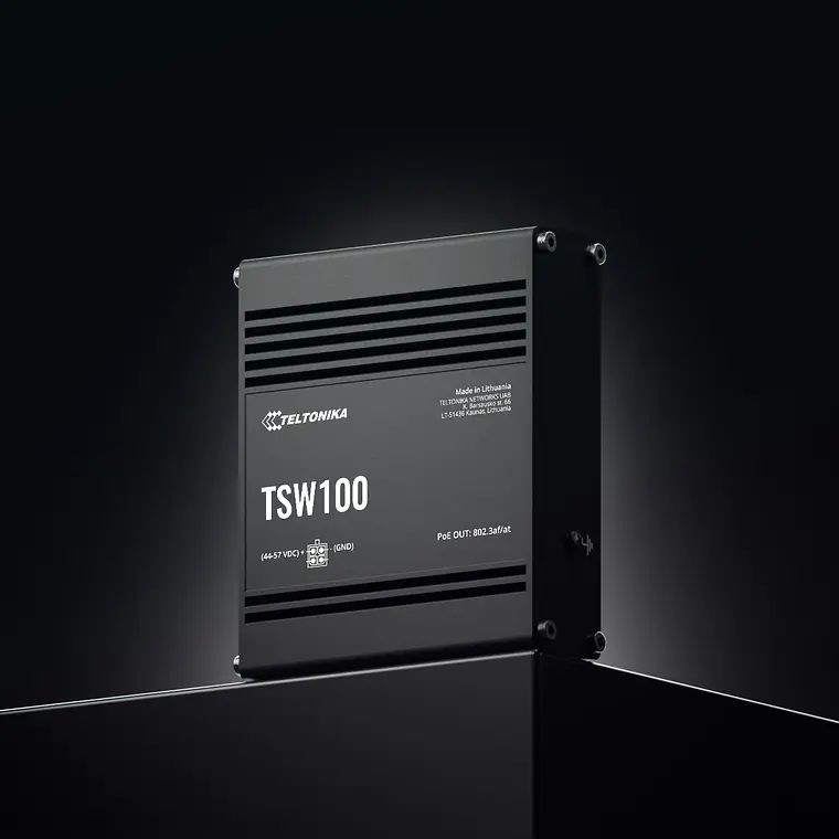 TSW100 - CONMUTADOR INDUSTRIAL POE+ 1