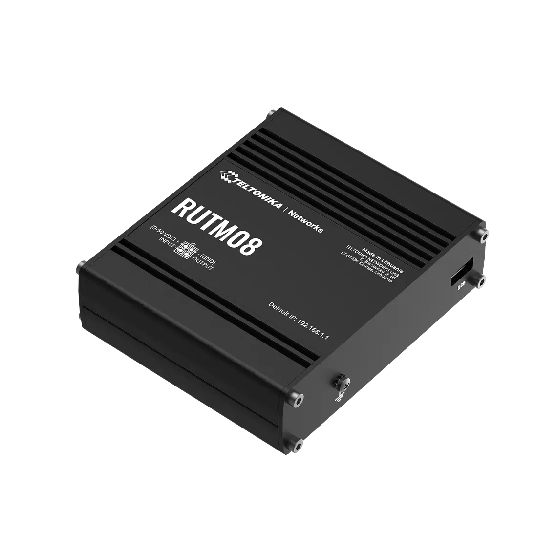 RUTM08 - ROUTER INDUSTRIAL POR CABLE 8